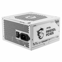 Bloc d’Alimentation MSI MAG A850GL PCIE5 WHITE 850 W 80 Plus Gold