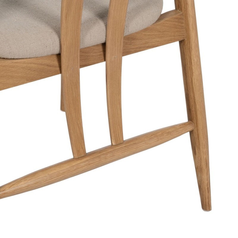 Dining Chair Beige Natural 56,5 x 57 x 76,5 cm