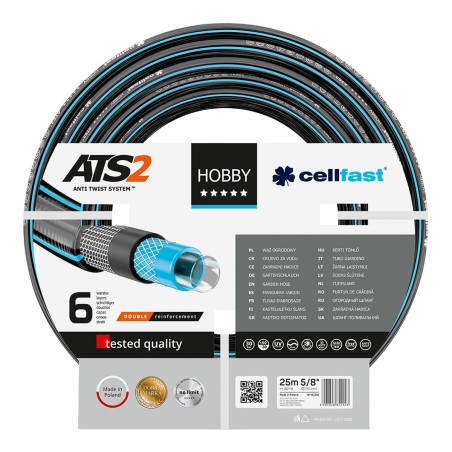 Schlauch Cellfast Hobby Ats2 PVC 25 m Ø 15 mm 6 Schichten