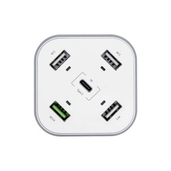 Chargeur USB Aisens ASCH-5PQC-W Blanc (1 Unité)