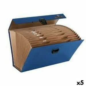 Organiser Folder Fellowes Blue 25 x 36,2 x 12,4 cm Accordeon (5 Units)