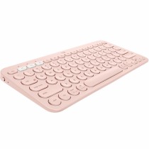 Drahtlose Tastatur Logitech K380 Rosa Qwerty Spanisch