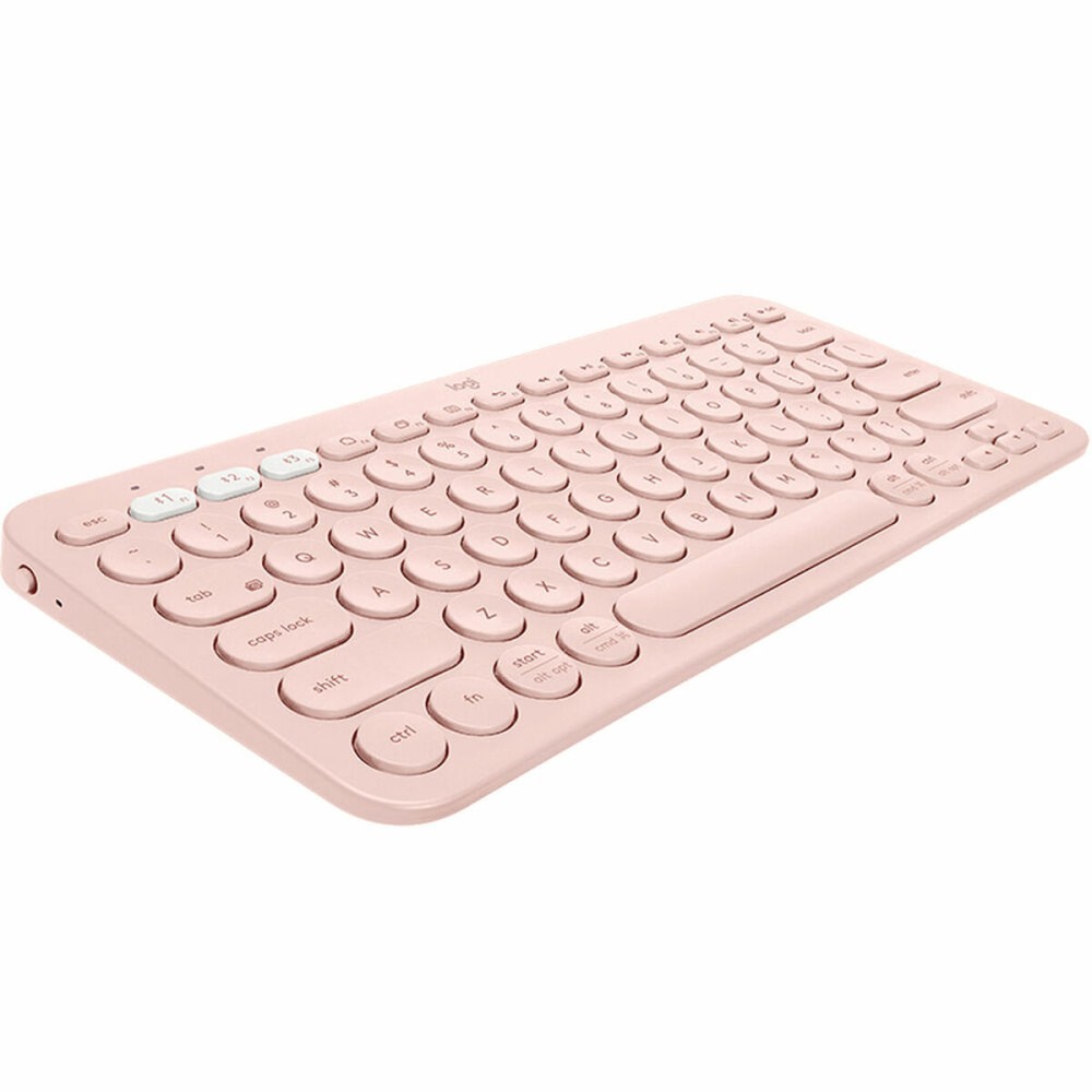 Drahtlose Tastatur Logitech K380 Rosa Qwerty Spanisch