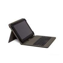 Hülle für Tablet und Tastatur Nilox Schwarz Bunt