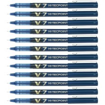Liquid ink pen Pilot V-7 Hi-Tecpoint Blue 0,5 mm (12 Units)