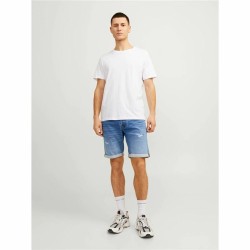 Kurze Hose Jack & Jones Rick Con Ge 709 I.k Blau Cowboy