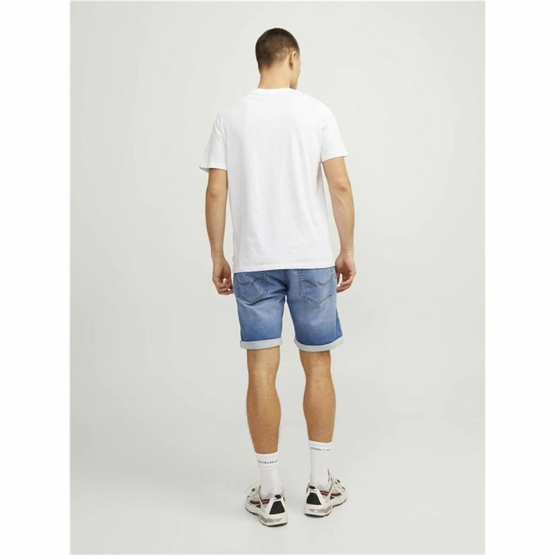 Kurze Hose Jack & Jones Rick Con Ge 709 I.k Blau Cowboy