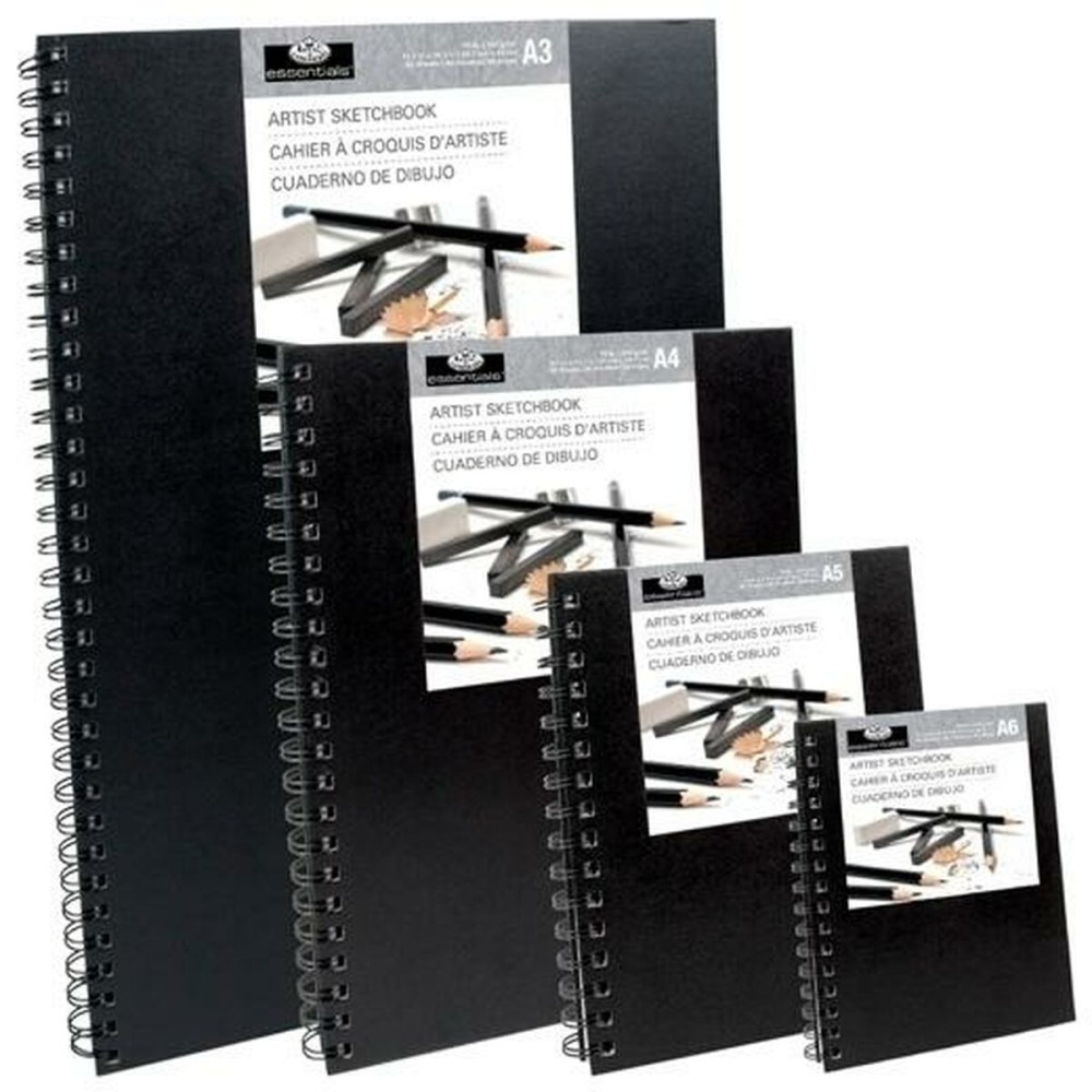 Drawing Pad Royal & Langnickel Black A6