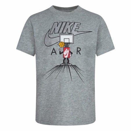 Child's Short Sleeve T-Shirt Nike Icons Of Play Grey