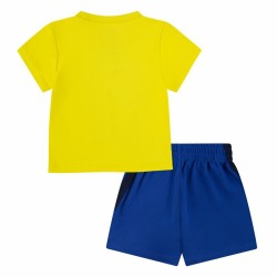 Ensemble de Sport pour Enfants Nike Df Icon  Jaune Bleu Multicouleur 2 Pièces