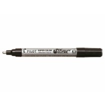 Permanent marker Pilot Disposable Silver (12 Units)