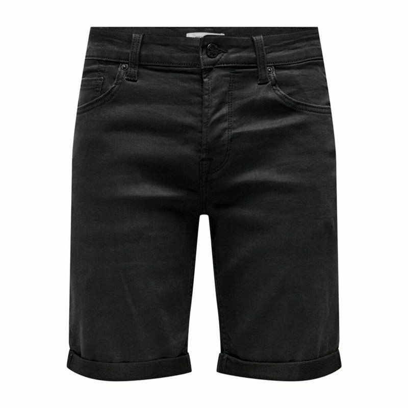 Pantalon court Only & Sons Onsply Reg Noir