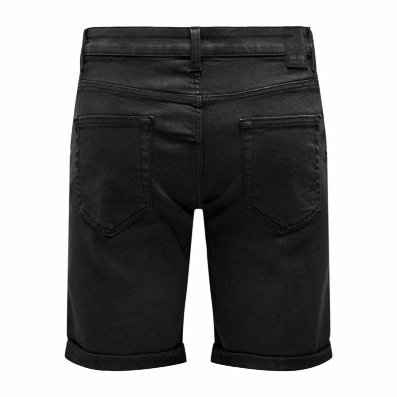 Pantalon court Only & Sons Onsply Reg Noir