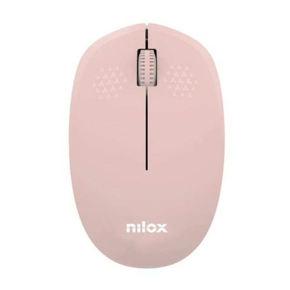 Souris Optique Sans Fil Nilox Noir Rose