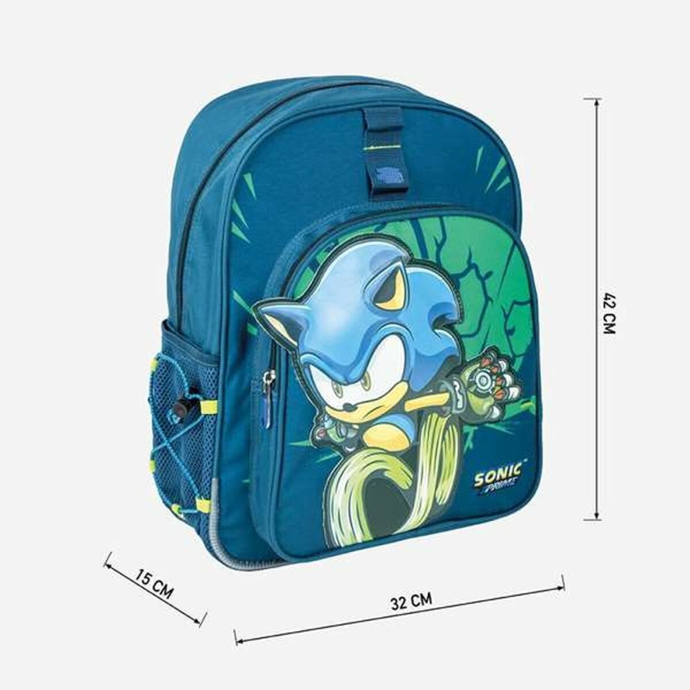 School Bag Sonic Dark blue 32 x 15 x 42 cm