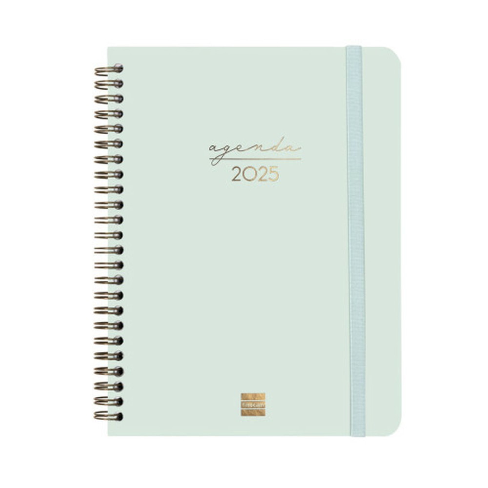 Tagesordnung Finocam ALMA Minze A5 15,5 x 21,2 cm 2025