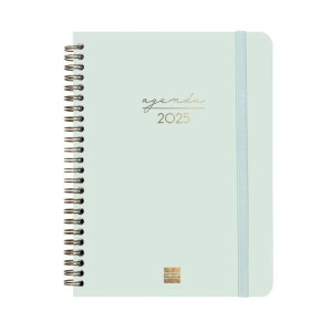 Diary Finocam ALMA Mint A5 15,5 x 21,2 cm 2025