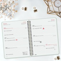 Diary Finocam ALMA Mint A5 15,5 x 21,2 cm 2025