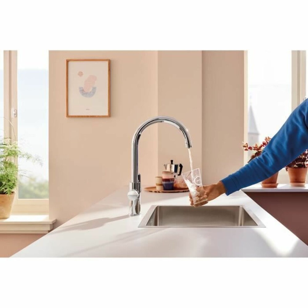 Kitchen Tap Grohe Blue Pure StartCurve Metal C-shaped