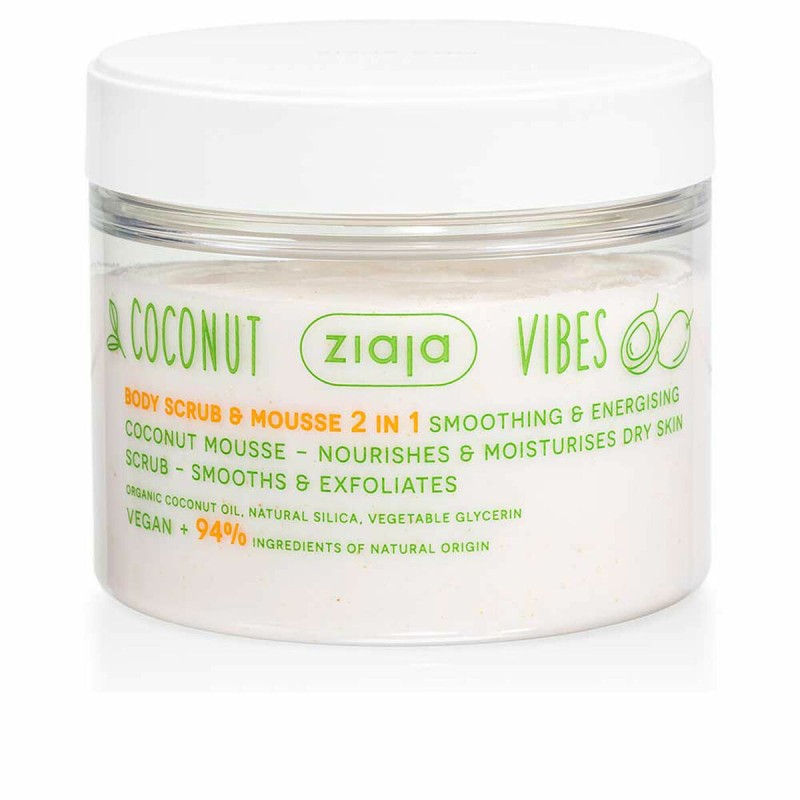 Body Exfoliator Ziaja Coconut & Orange Vibes 270 ml Mousse