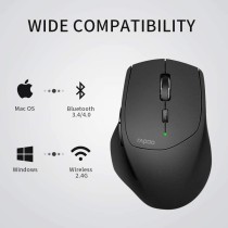 Mouse Rapoo Black Green 1600 dpi