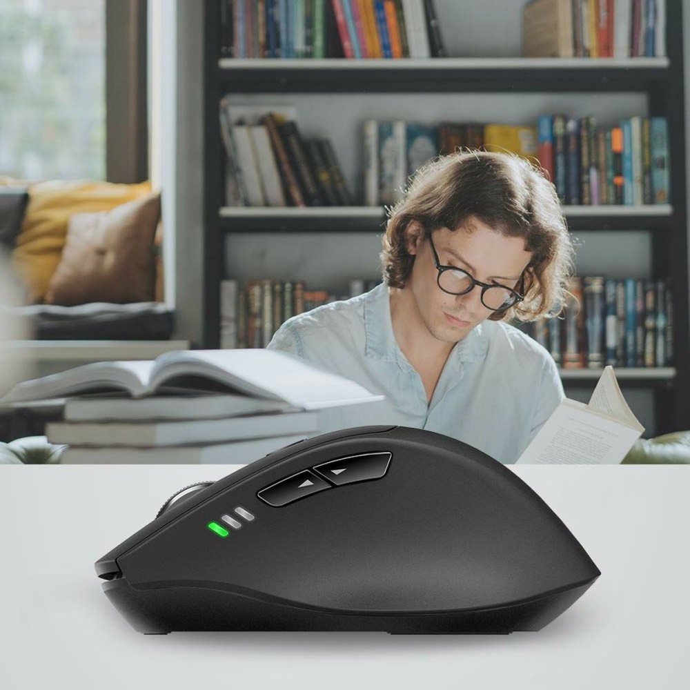 Mouse Rapoo Black Green 1600 dpi
