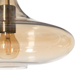 Deckenlampe Gold Karamell 60 W