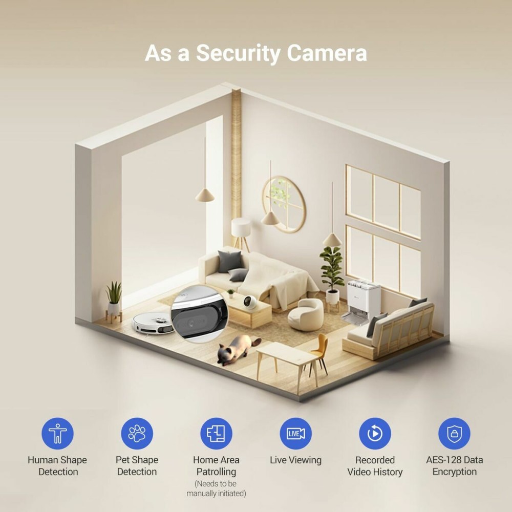 Robot Vacuum Cleaner Ezviz 5200 mAh