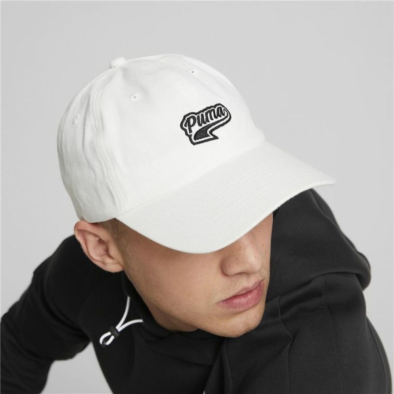 Casquette de Sport Puma Script Logo Blanc Multicouleur Taille unique