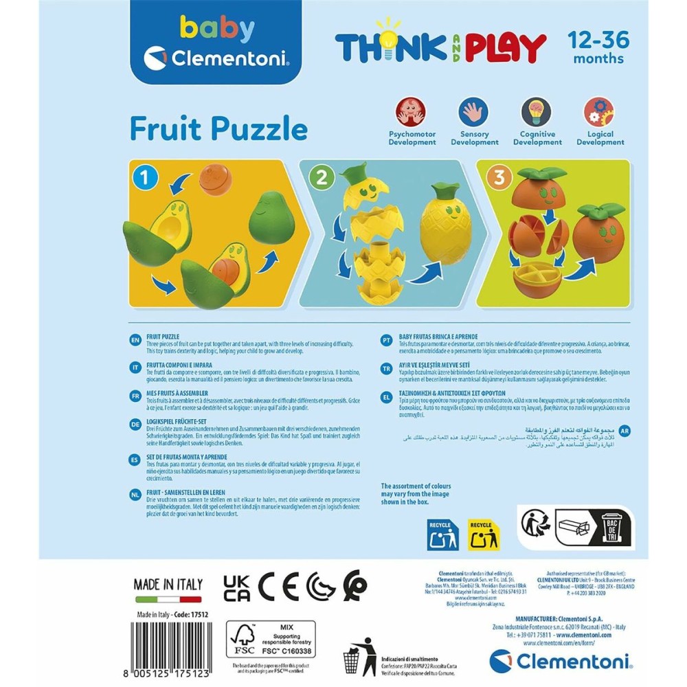Puzzle Enfant Clementoni Fruits