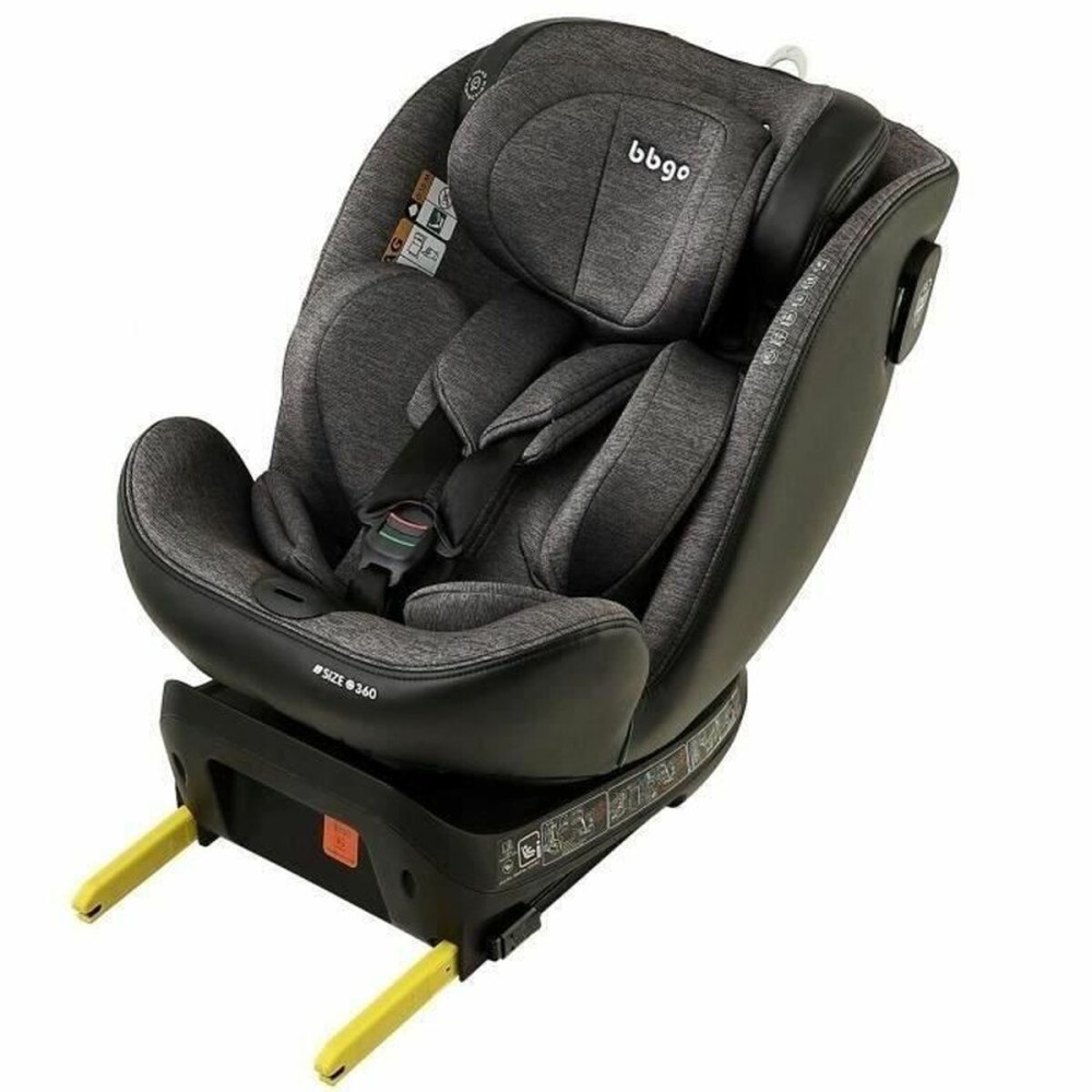 Autositz BBGO Grau 0 (de 0 a 10 kilos) 0+ (de 0 a 13 kilos) I (9 - 18 kg) II (15-25 kg) III (22 - 36 kg) Für Kinder ECE R129