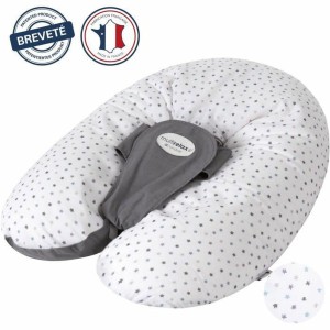 Coussin d'Allaitement Candide Gris