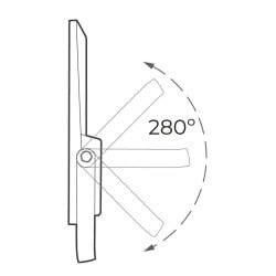 Flutlicht EDM 31856 Slim Grau 50 W 600 lm Solar (6500 K)