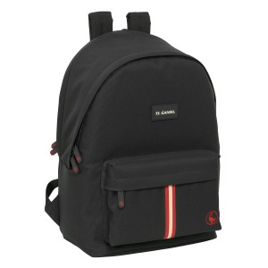 Schulrucksack El Ganso +usb el ganso basics Schwarz 31 x 44 x 18 cm