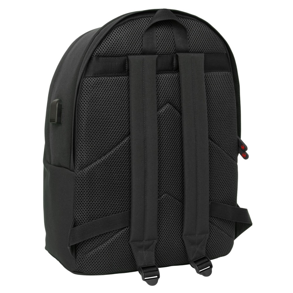 Schulrucksack El Ganso +usb el ganso basics Schwarz 31 x 44 x 18 cm