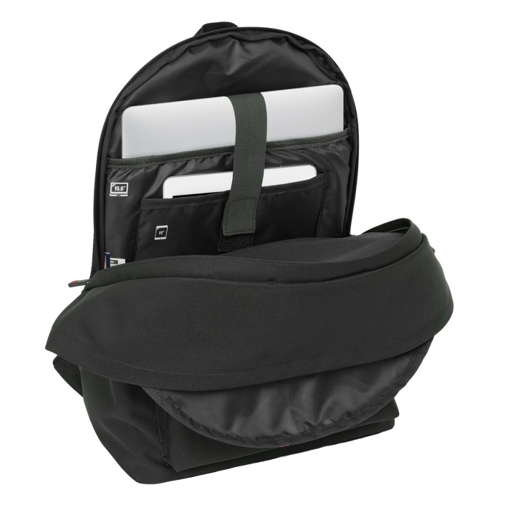 Schulrucksack El Ganso +usb el ganso basics Schwarz 31 x 44 x 18 cm