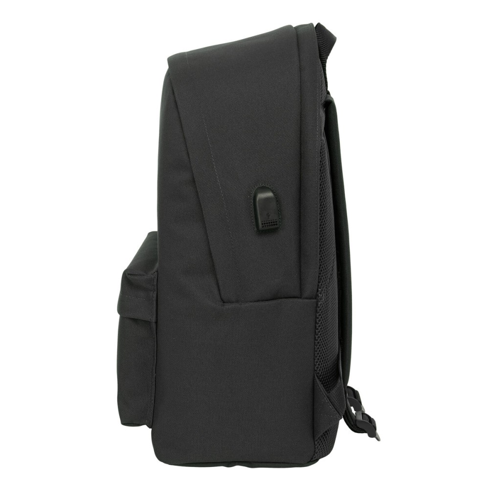 Schulrucksack El Ganso +usb el ganso basics Schwarz 31 x 44 x 18 cm