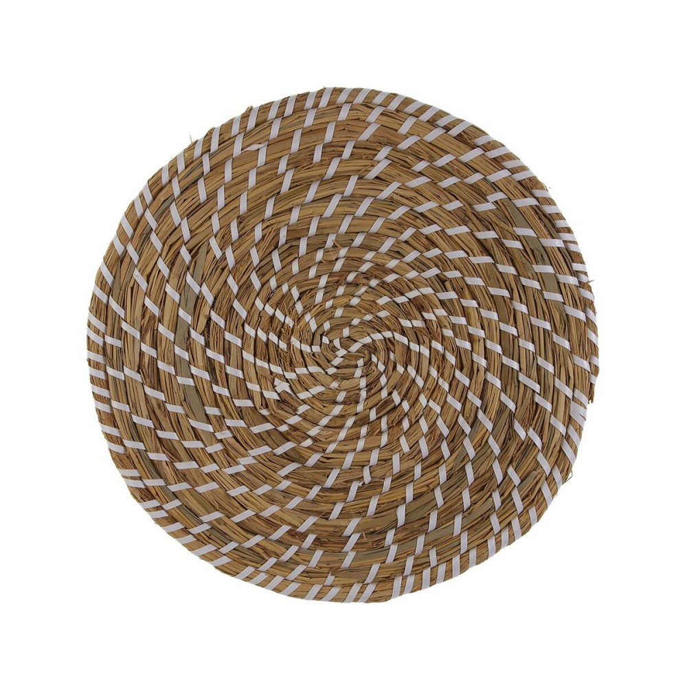 Untersetzer Versa Weiß Textil Wasserhyazinthe 38 cm