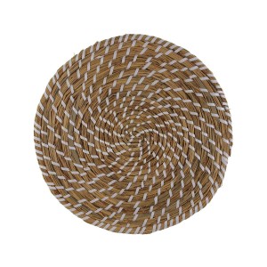 Untersetzer Versa Weiß Textil Wasserhyazinthe 38 cm