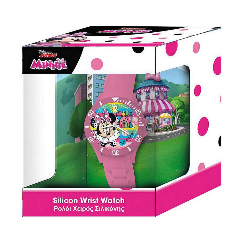 Uhr für Kleinkinder Minnie Mouse 562689 (Ø 32 mm)