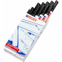 Marqueur permanent Edding 400-01 Noir 1 mm (10 Unités)