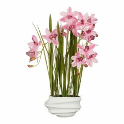 Dekorationspflanze Mica Decorations Cymbidium Polyester Orchidee 81 x 49 x 40 cm Künstlicher