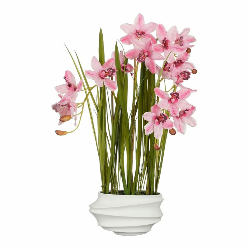 Dekorationspflanze Mica Decorations Cymbidium Polyester Orchidee 81 x 49 x 40 cm Künstlicher