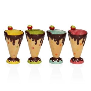 Eiscreme- und Milchshakes-Becher Versa aus Keramik