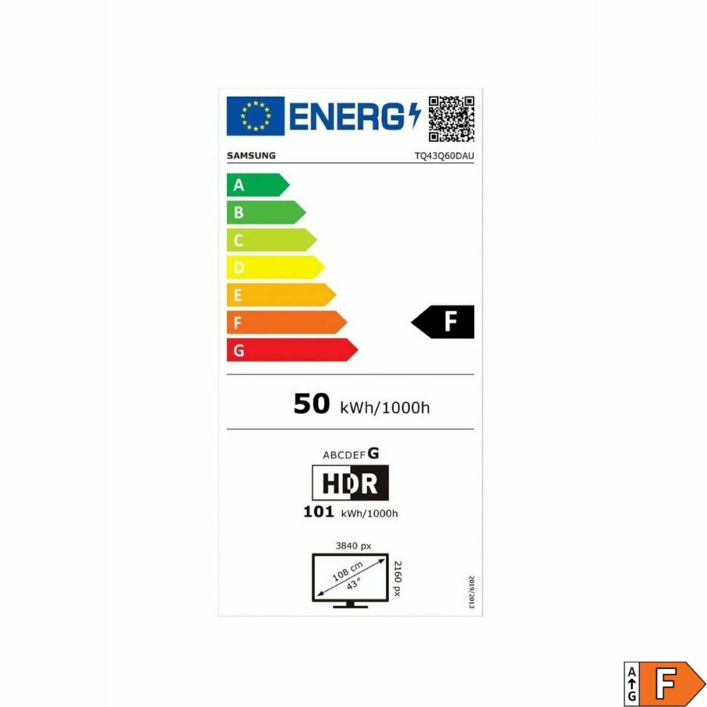 TV intelligente Samsung 43" 4K Ultra HD LED HDR QLED