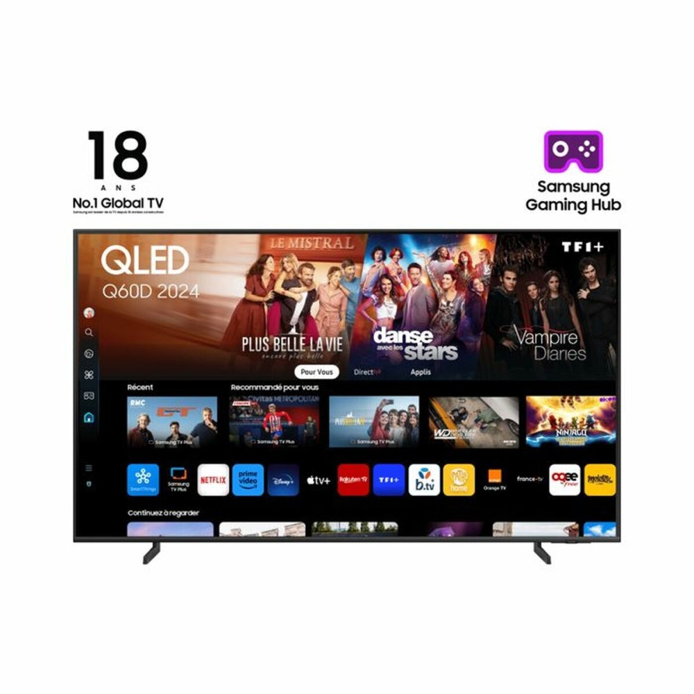 TV intelligente Samsung 43" 4K Ultra HD LED HDR QLED