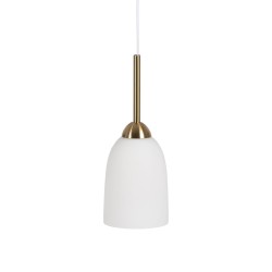 Deckenlampe Weiß Gold 60 W