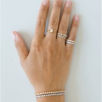 Ladies' Ring 24KAE 124141Y/54 Golden 14