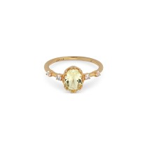 Ladies' Ring 24KAE 12406Y/58 Golden 18