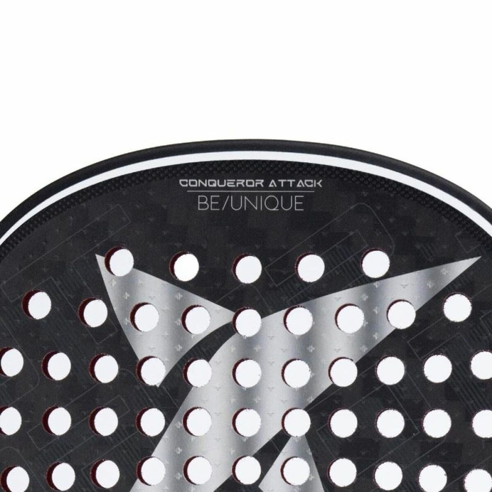 Padel Racket Drop Shot Explore Conqueror Attack Nic White Black